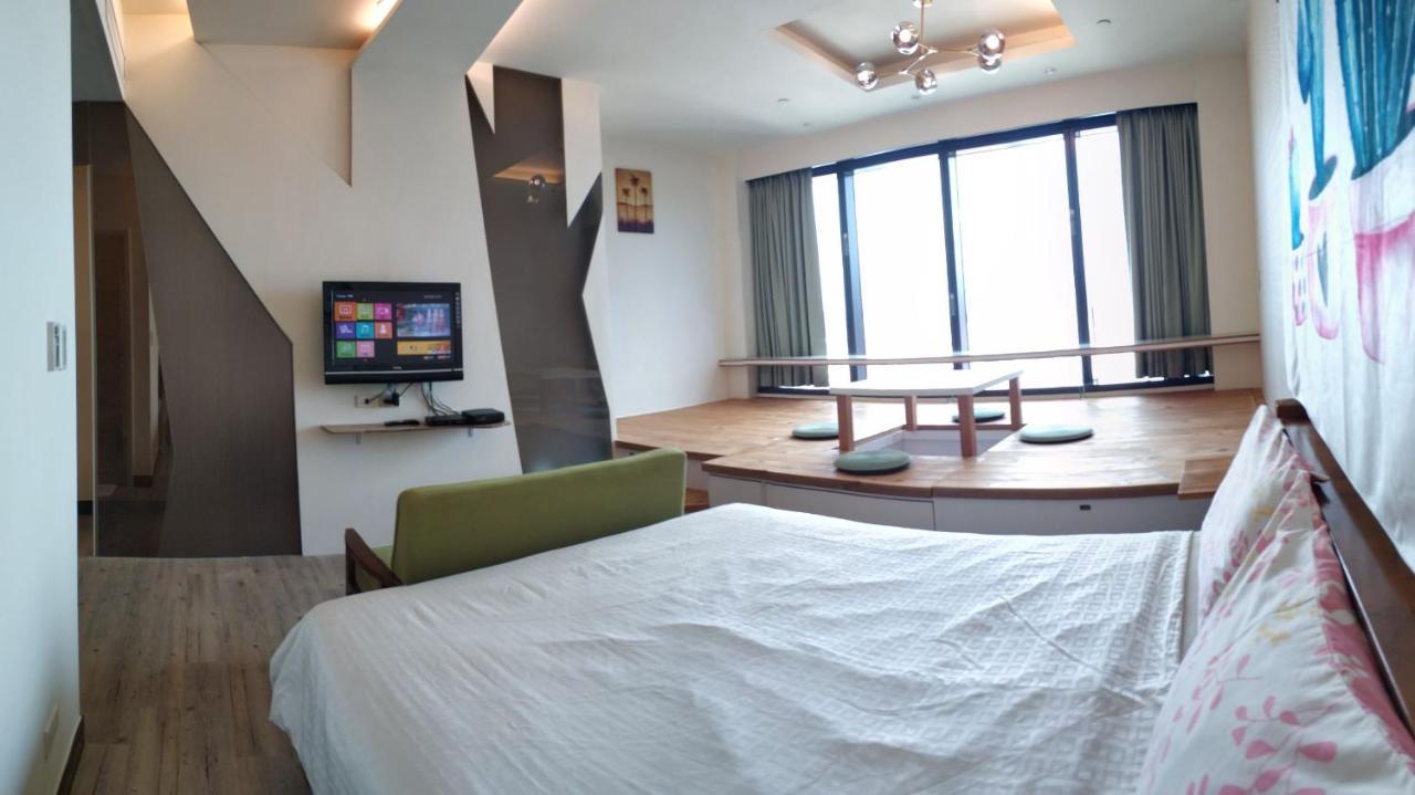 棚棚屋室內帳篷民宿inn Kaohsiung Rom bilde
